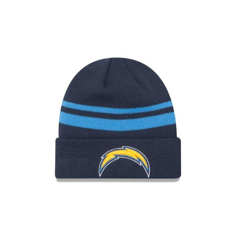 NFL Los Angeles Chargers Cuff Knit (KWM3574) - Blue New Era Beanies